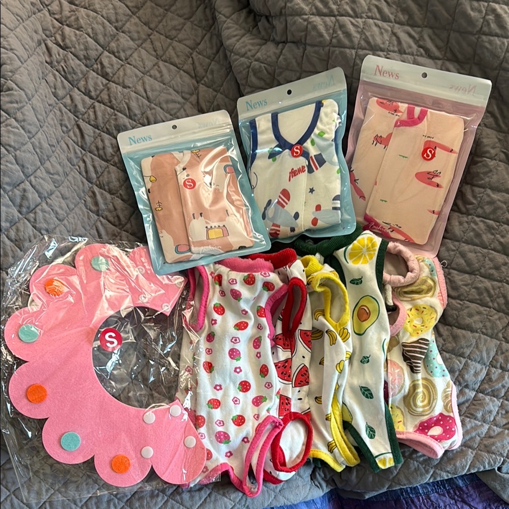 Cat Recovery Suit Onesie After Surgery Anti-Licking set of 8